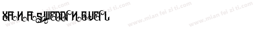 Xanas Wedding Veil字体转换
